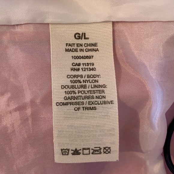 Garage Adult Large Red White Blue Windbreaker with Hood - Picture 6 of 8